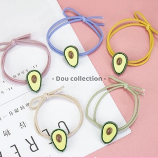 [Nowship2h] Dây Cột Tóc, Thun Cột Tóc Trái Bơ Phong Cách Hàn Quốc - Mã QT002