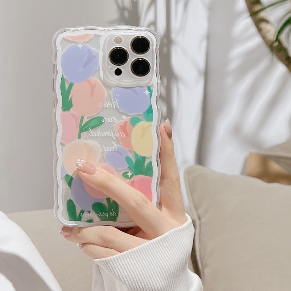 Ốp lưng iphone Ốp lưng iphone Ốp Điện Thoại Trong Suốt Họa Tiết Hoa Cho iphone6/6plus/6s/6splus/7/7plus/8/8plus/x/xr/xs/11/14pro/13/pro/max/plus/promax Dinuo case