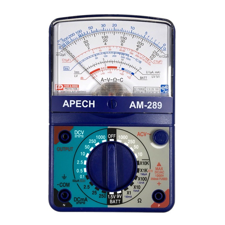 Đồng hồ vạn năng hiện kim APECH AM-289-Cam kết chính hãng