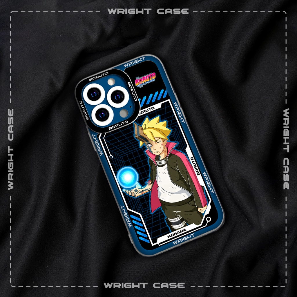 Ốp lưng iphone cạnh vuông Boruto Anime Wrightcase 6plus/7/8/8plus/x/xs/11/12/pro/max/plus/promax