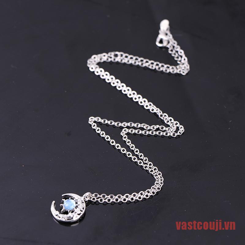 Vòng cổ Mặt Trăng Và Ngôi Sao Đính Đá Thời Trang