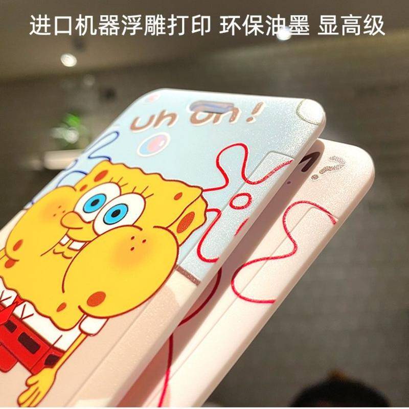⭐ iLado ⭐ Thẻ dây đeo thẻ sinh dễ thương SpongeBob búp bê bọc căn cước thẻ hoc thẻ đi làm viên Vỏ bảo vệ bao đựng thẻ học sinh phù hiệu học sinh dây đeo bảng tên dây đeo bảng tên đồ dùng học sinh