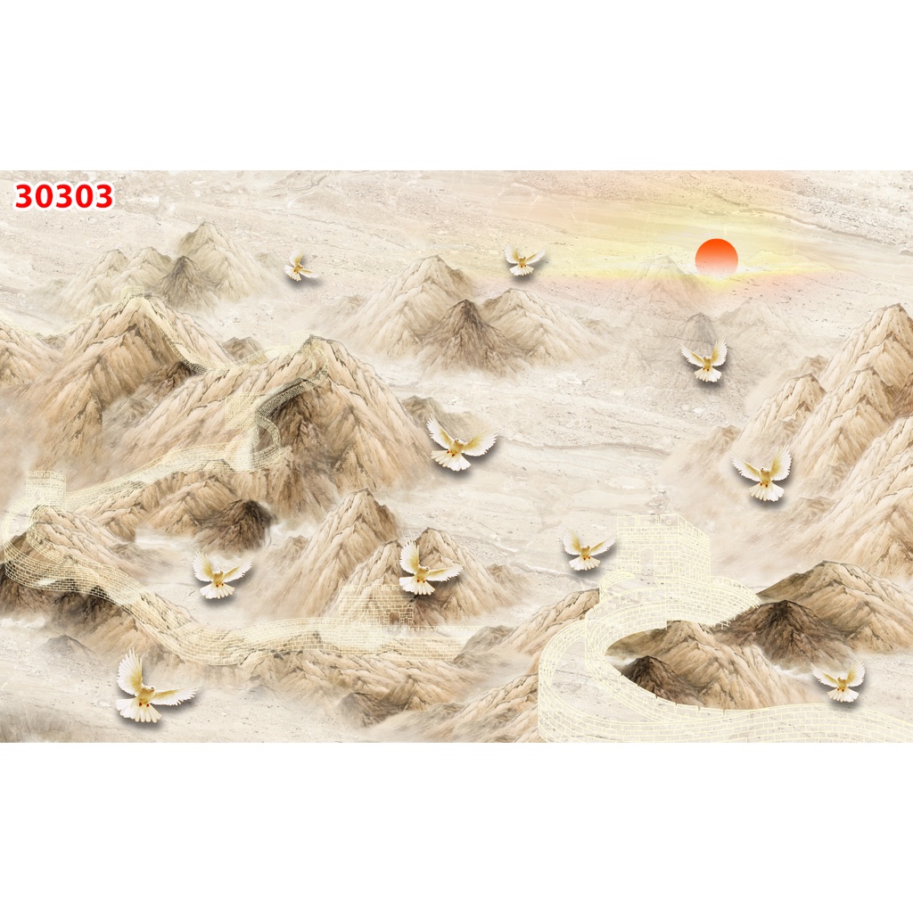 Tranh Dán tường 3d Phòng thờ, bàn thờ hình phật, tổ, bồ tát quan âm, mâm ngũ quả đặc sắc