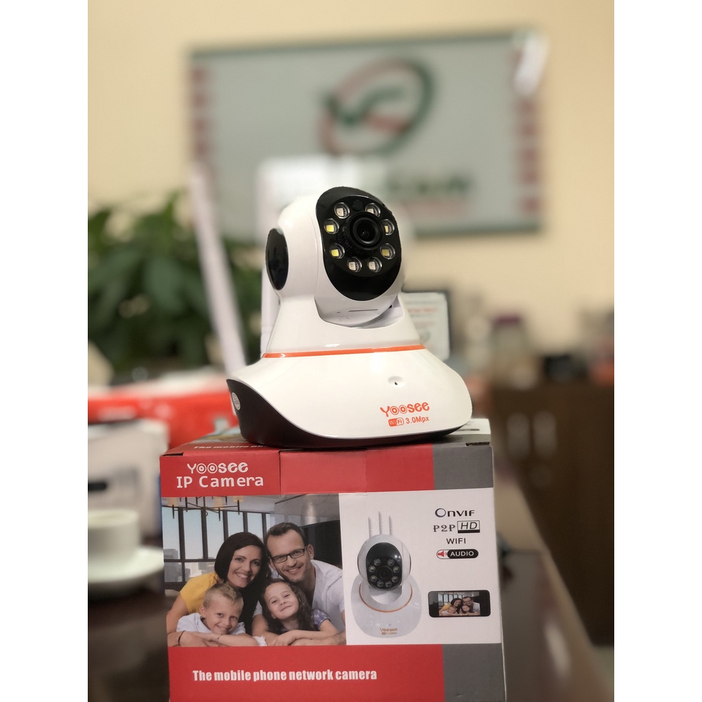 Camera Yoosee 3 Anten Quay Đêm Có Màu new 2021 - Hình ảnh cực nét