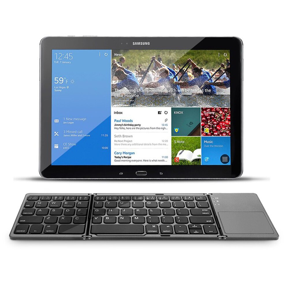 Bàn Phím Bluetooth Không Dây Mini Có Thể Sạc Lại Cho Android Windows PC Tablet