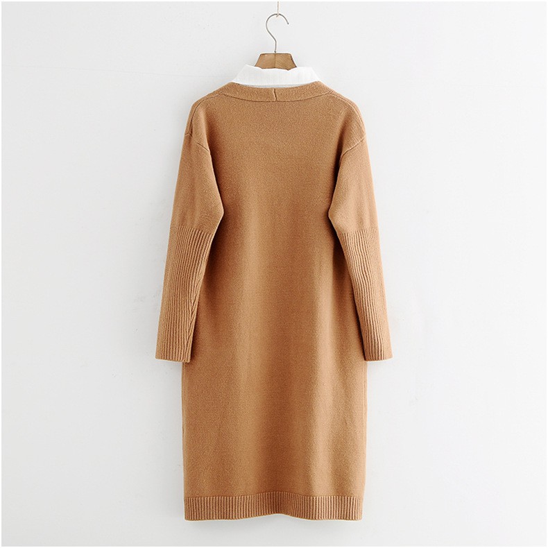 Áo khoác len nữ thuần màu ak32