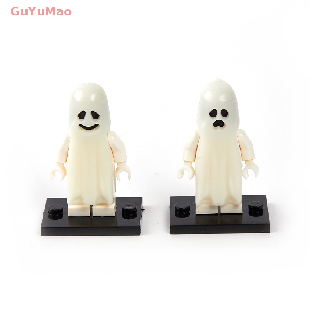 [cxGUYU] Mô Hình Khối Xây Dựng Ma Cười Phát Quang Cho Halloween PRTA