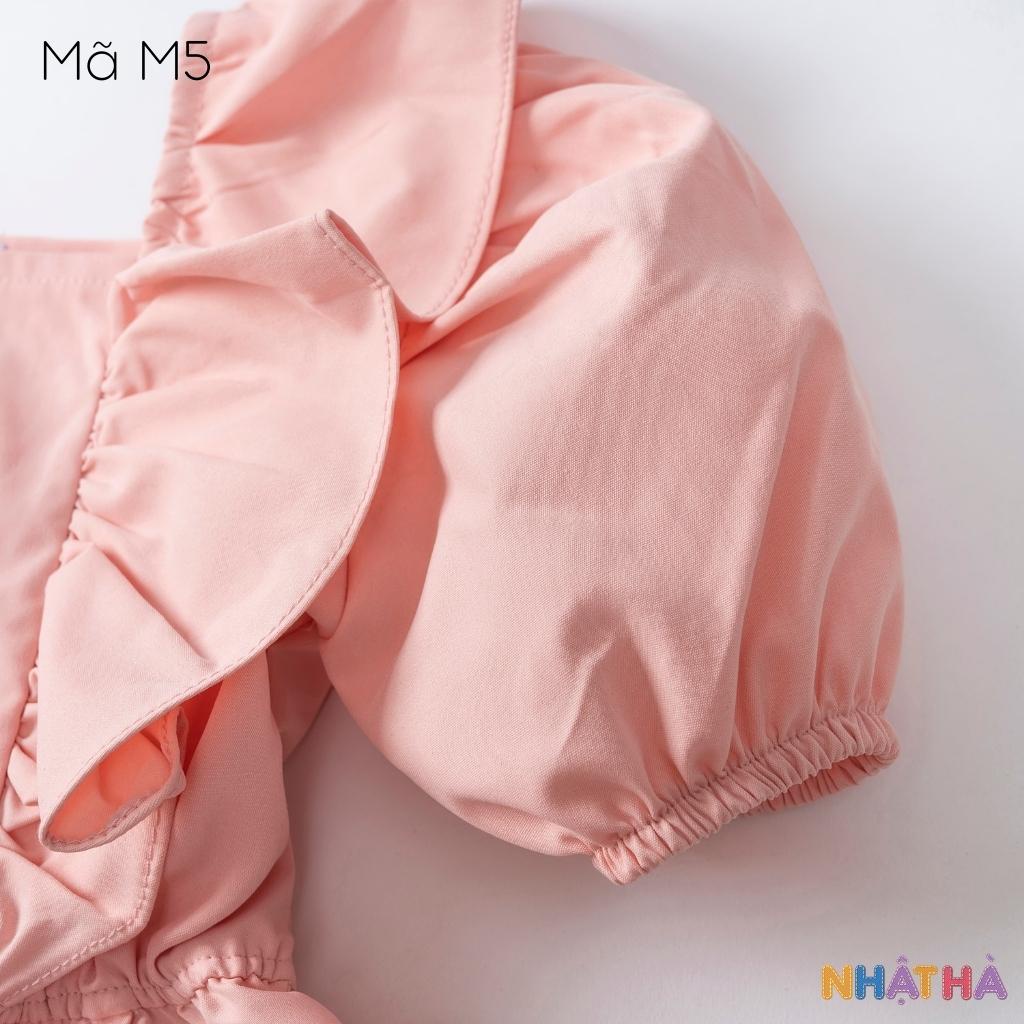 Váy Bé Gái Công Chúa NHẬT HÀ Chất Thô Mềm Dáng Xòe Siêu Điệu Size Đại Từ 12 - 43kg