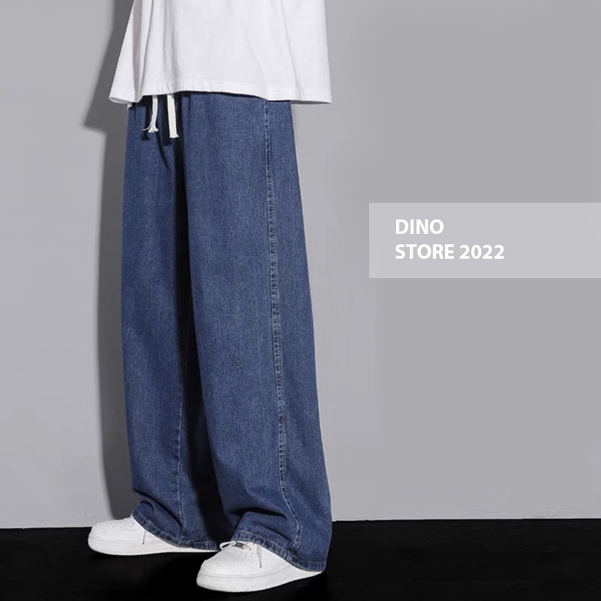 Quần jean ống rộng unisex Japan Seri 201