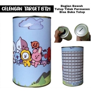 Bộ 2 thẻ bài TARGET BT21/ BTS giảm cân