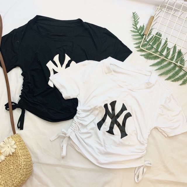 [Mã FAMAYWA giảm 10K đơn 50K] Áo kiểu dây rút 2 bên NY | BigBuy360 - bigbuy360.vn