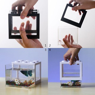 Bể Cá Mini Có Đèn Led Thiết Kế Độc Đáo