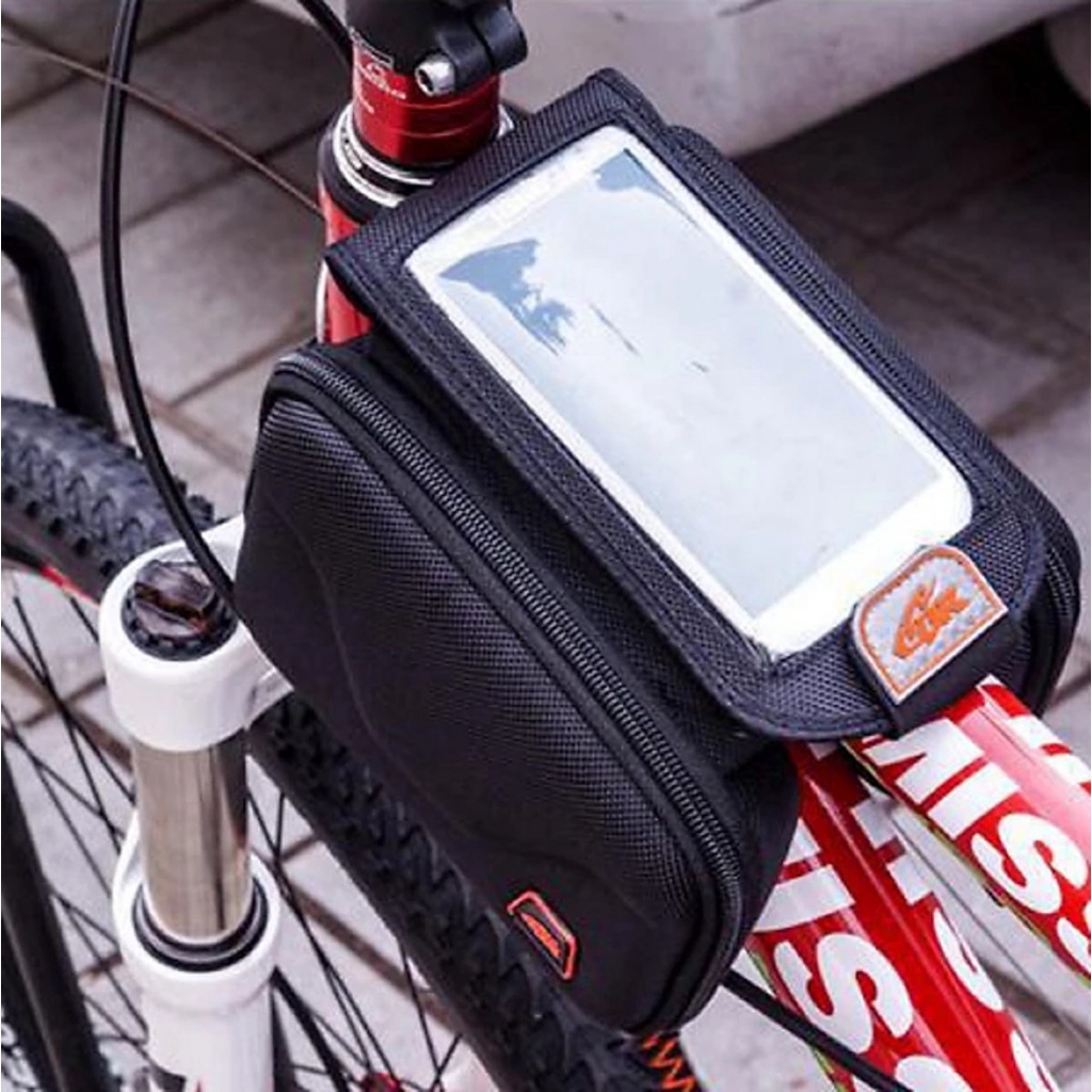 Túi treo khung xe đạp CBR chính hãng, Túi treo xe đạp 3 ngăn tiện dụng