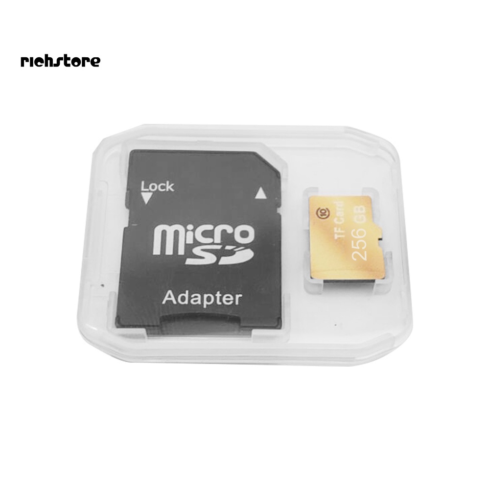 Thẻ Nhớ Micro SD TF Tốc Độ Cao 256GB Chống Thấm Nước Kèm Hộp Đựng | BigBuy360 - bigbuy360.vn