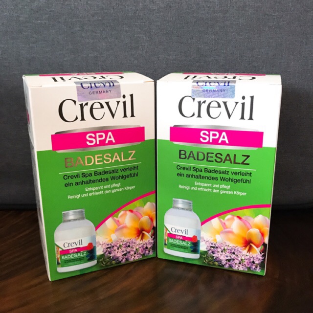 Combo 2 Lọ Muối Tắm CREVIL SPA Đức