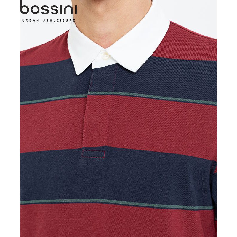Áo thun polo tay dài kẻ sọc nam Bossini 710005080