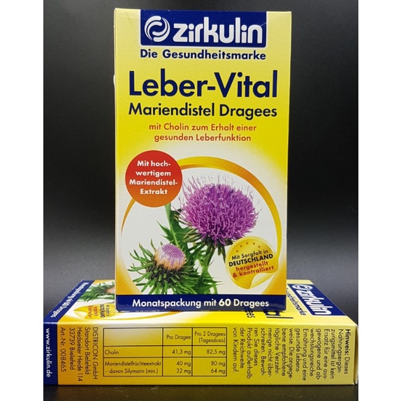 Leber Vital Zirkulin hộp 60 viên của Đức