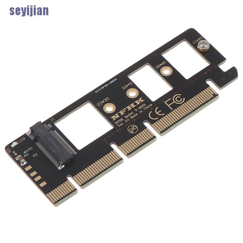 Card Chuyển Đổi Pcie Nvme M.2 Ngff Ssd Sang Pci-E Pci Express 3.0 X4 X8 X16