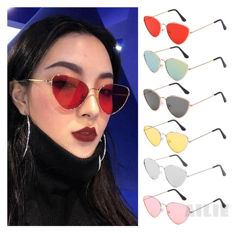 2021 Kính râm kim loại mắt mèo mới của Âu châu và Mỹ Kính tròng đại dương dành cho nam giới và phụ nữ Bán buôn kính mát retro mới