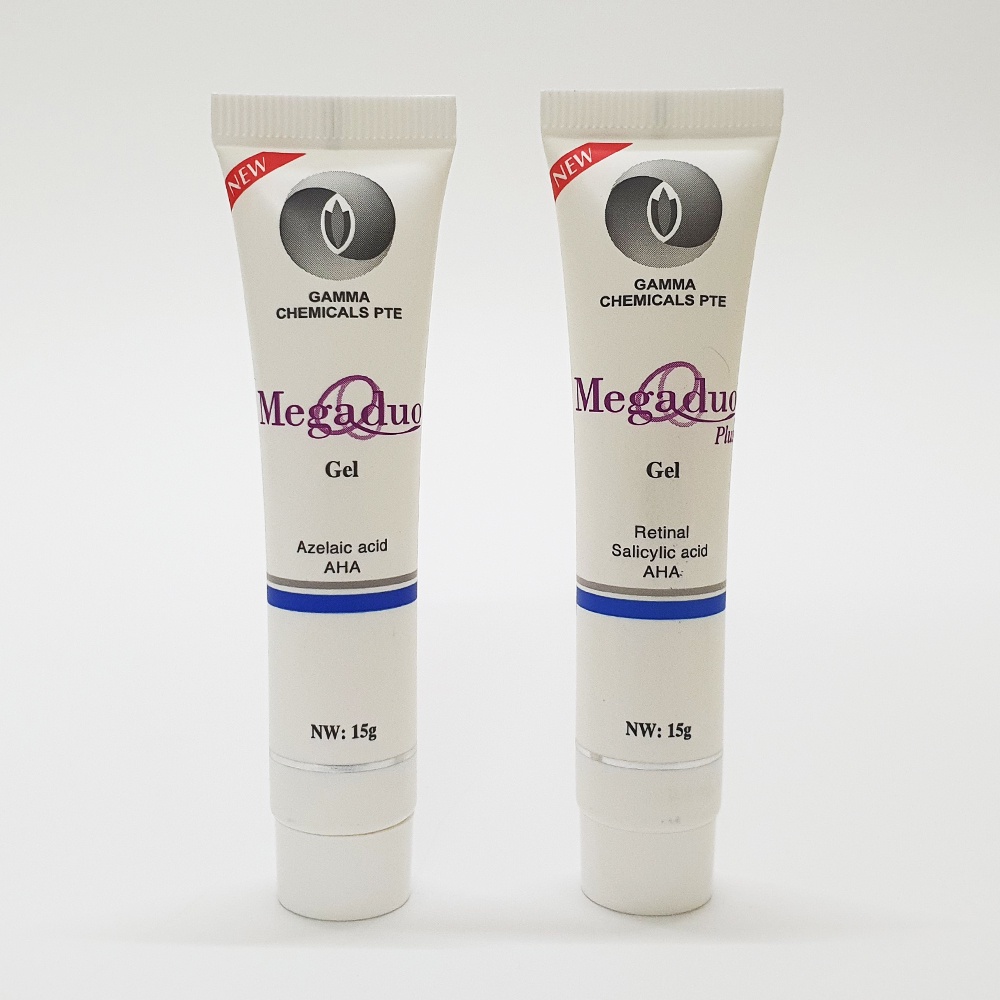 MEGADUO Gel 15g - bản thường AHA và Plus Retinal 1.0 gel thoa mụn &amp; thâm