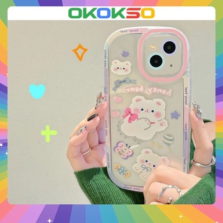 Suitable for OnePlus 9/OnePlus 9pro/OnePlus 9R new cartoon cute bear all-inclusive anti-fall mobile phone case soft shell couple models OnePlus 8/OnePlus 8T/OnePlus 8pro