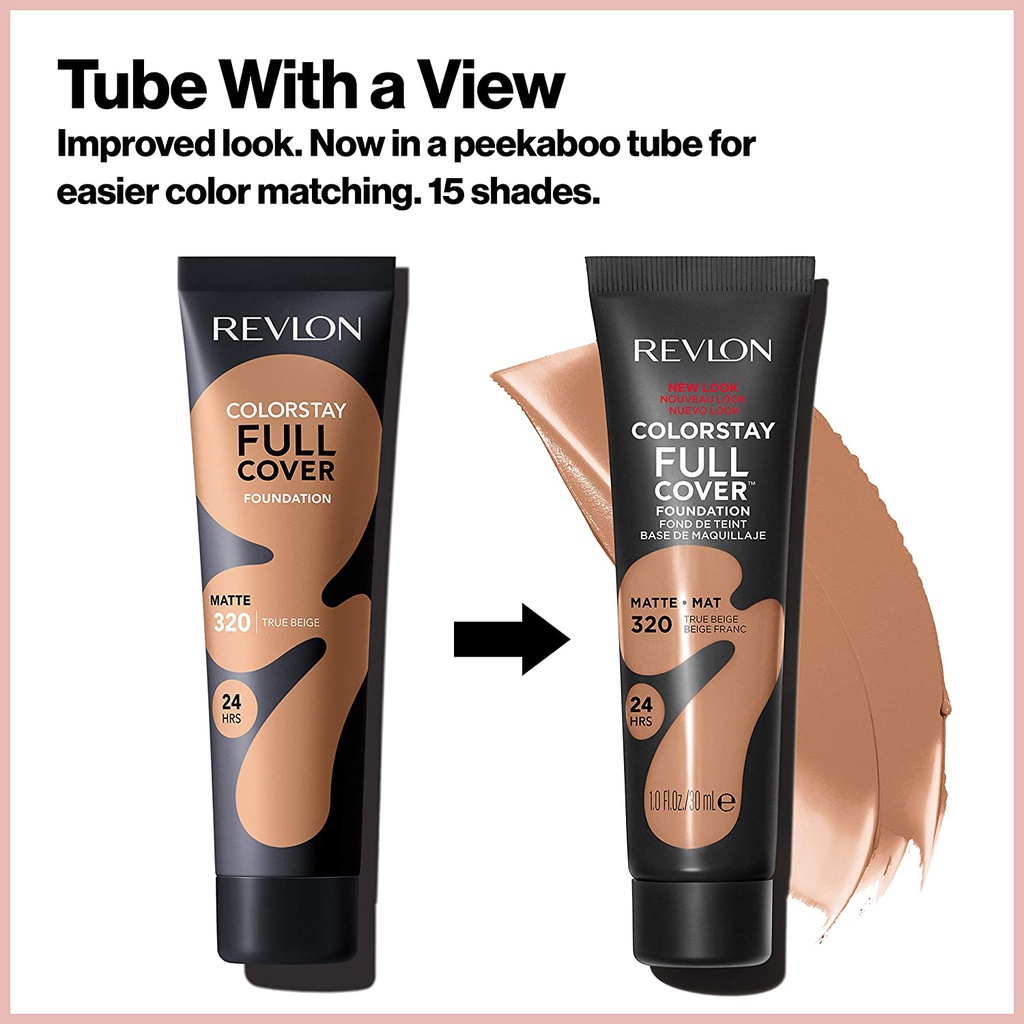 Kem nền che phủ toàn diện lâu phai Revlon ColorStay Full Cover Foundation 30ml