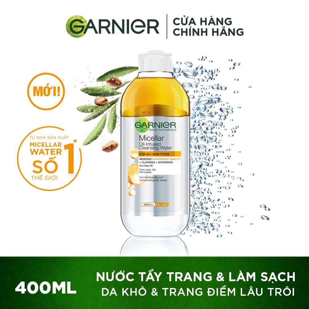 Nước Tẩy Trang Garnier Oil-Infused 125ml