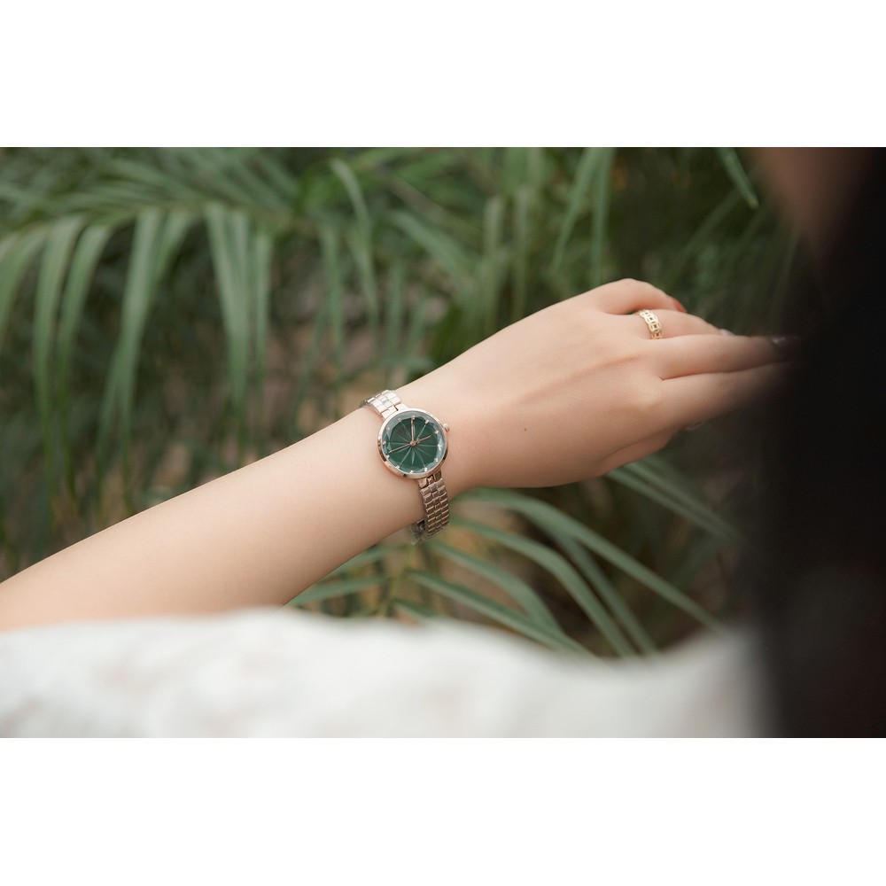 Đồng Hồ Nữ JA-1278 Julius Hàn Quốc Dây Thép