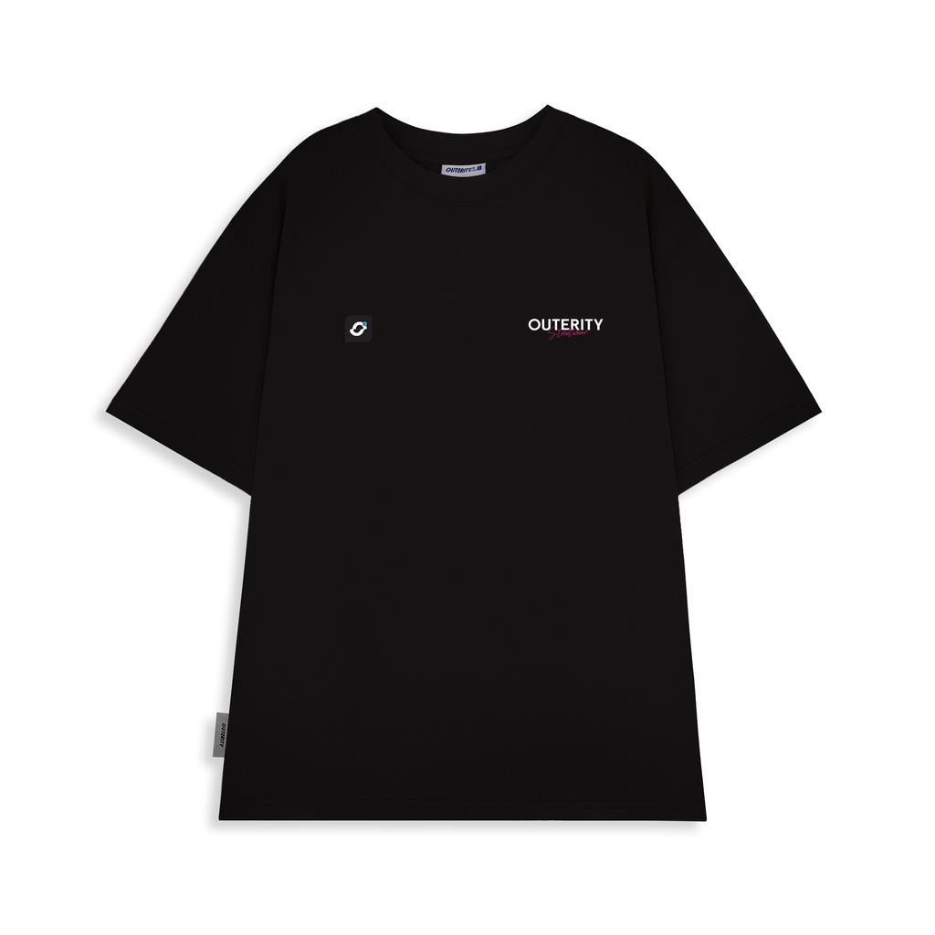 Áo thun nam nữ local brand unisex Outerity Multifont v3.0 / ORT.B 137