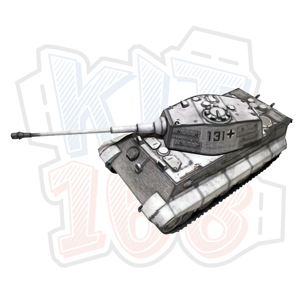 Mô hình giấy quân sự xe tăng King Tiger (Tiger II)