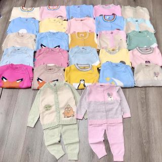 Combo 2 bộ Bộ len qc cho bé