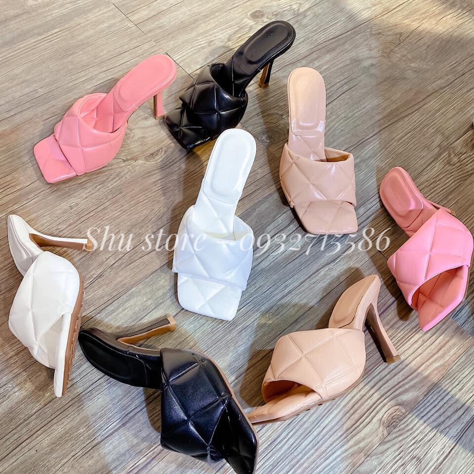 SHU STORE - GUỐC GÓT NHỌN QUAI KẼ Ô 9090-10