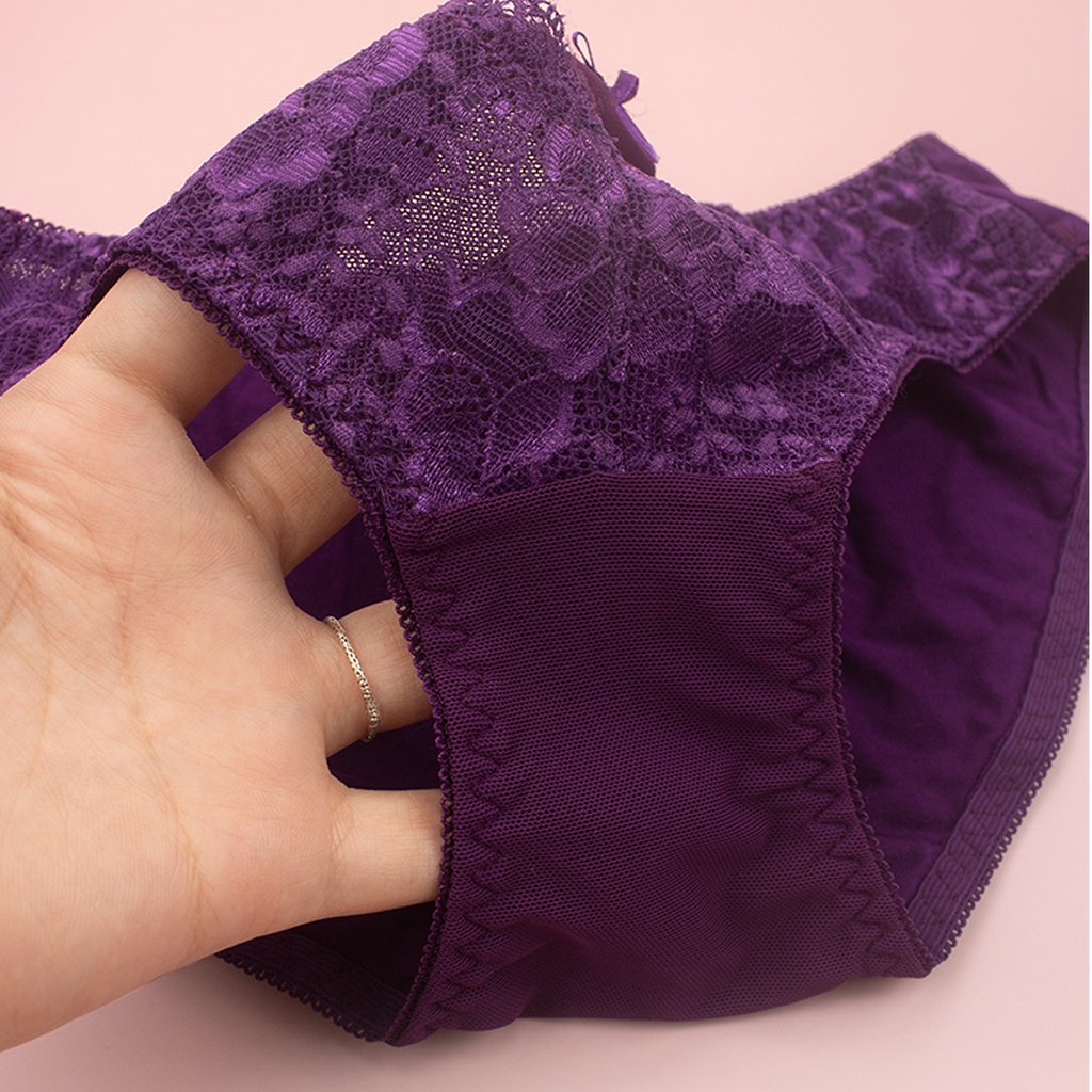 Quần Lót Nữ Phối Ren Dáng Cạp Vừa Luperi Sp720