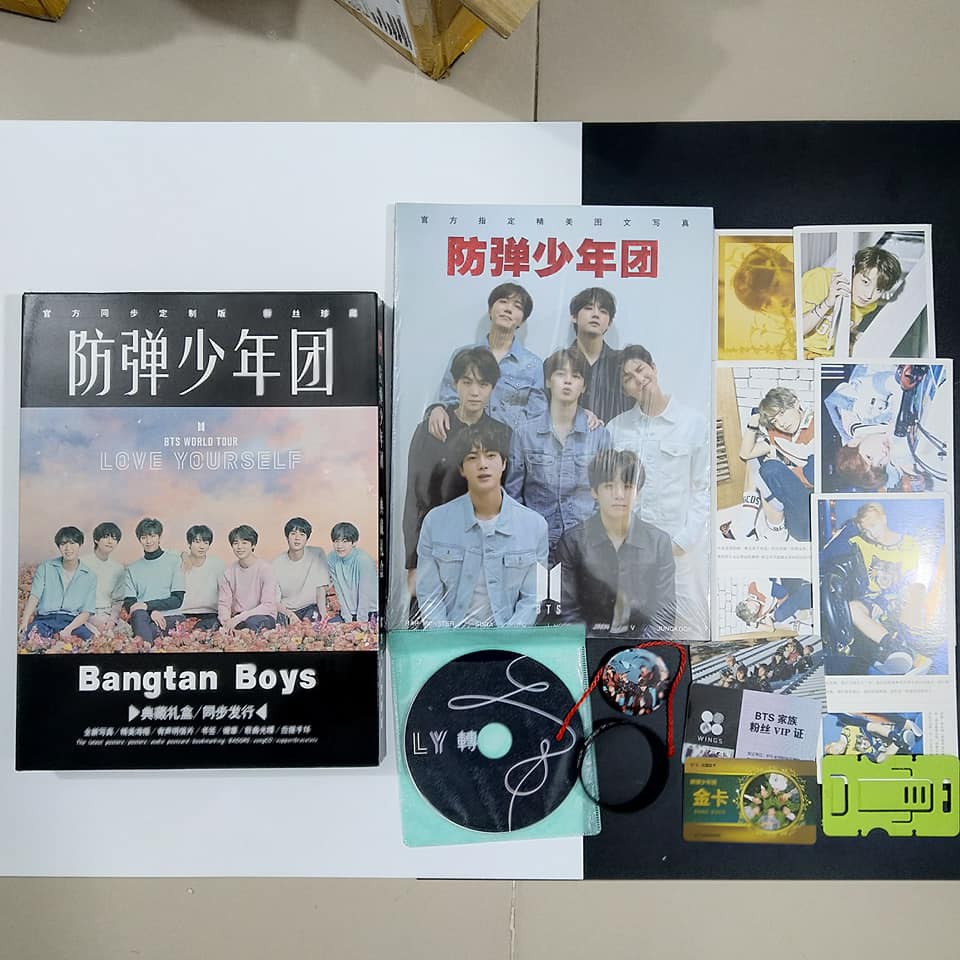 Box combo photo album kèm hộp to đựng goods BTS Love yourself: Tear | BigBuy360 - bigbuy360.vn
