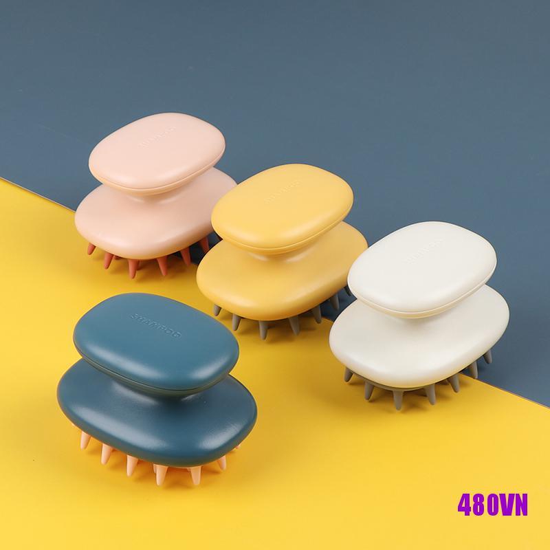 Lược Silicone Mát Xa Da Đầu Khi Tắm Tiện Dụng