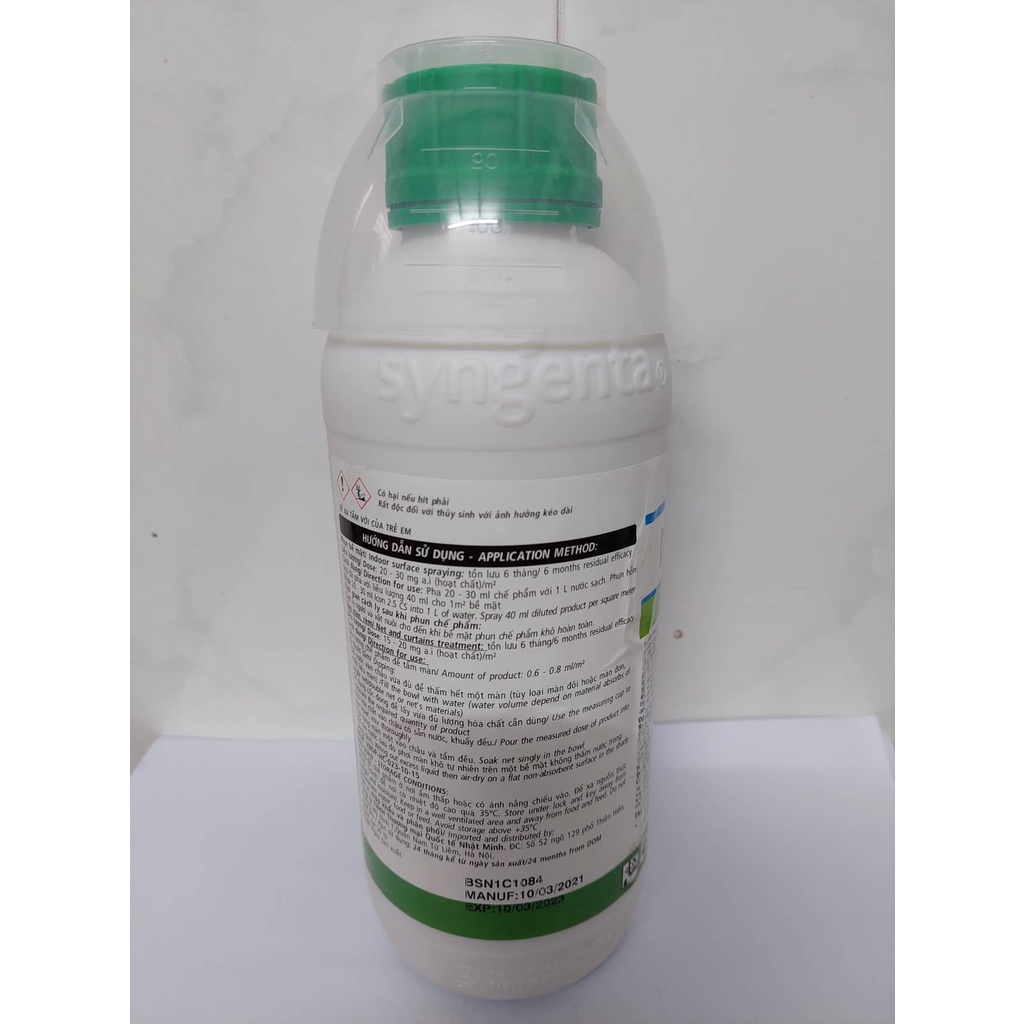 Thuốc dùng ICON 2.5CS 1lít  - Chuyên diệt Muỗi - an toàn-hiệu quả-phòng bệnh Sốt Xuất huyết
