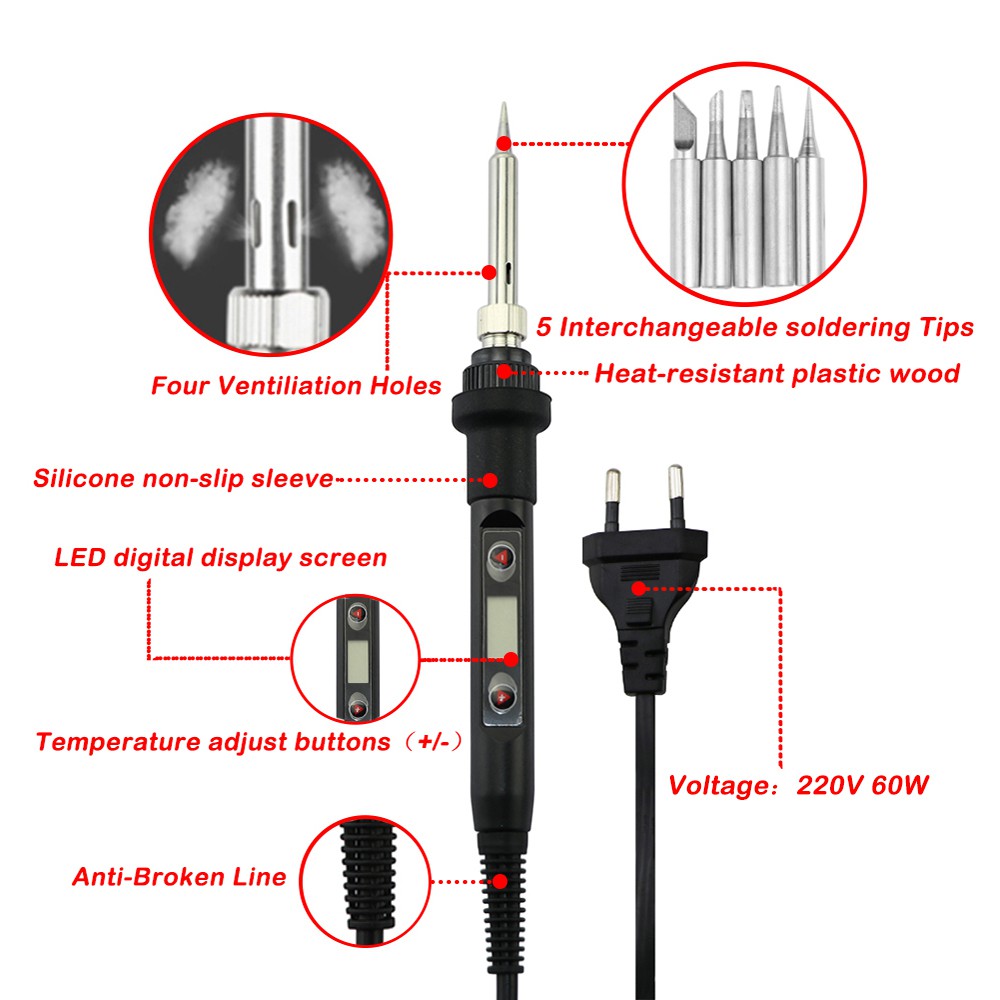 Dụng Cụ Sửa Chữa Hàn Điện 80W Chuyên Dụng