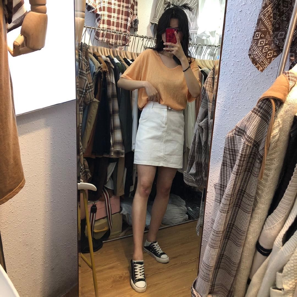 Chân Váy Denim Dáng Chữ A Lưng Cao Thời Trang 612 | BigBuy360 - bigbuy360.vn