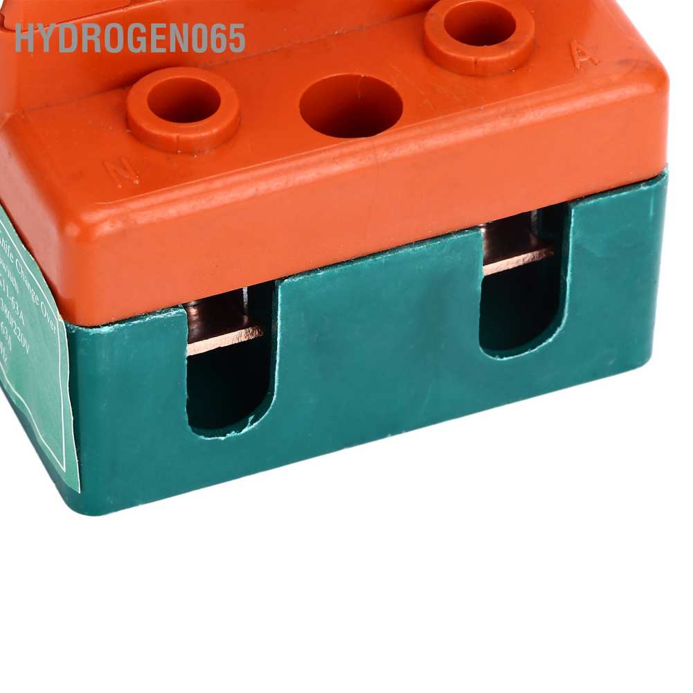 Hàng giao ngayDao một chiều một chiều Công tắc an toàn dao 2P 63A AC 220V Một chiều Ngắt kết nối đồng ABS đối với lỗi Cầu dao an toàn