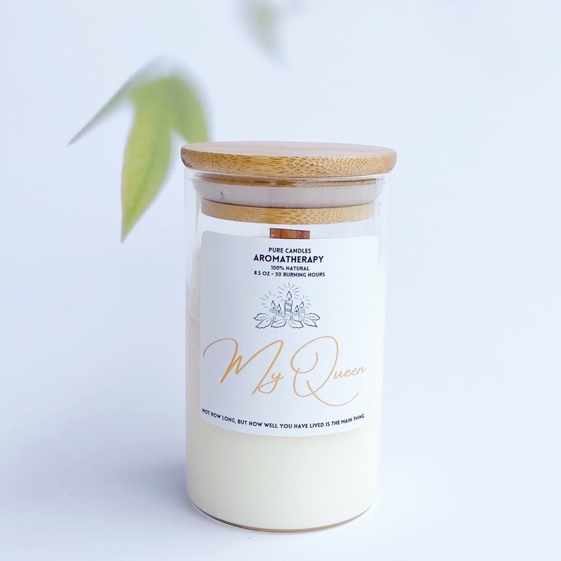 {MẪU MỚI} Nến Thơm Pure candle Hương My queen