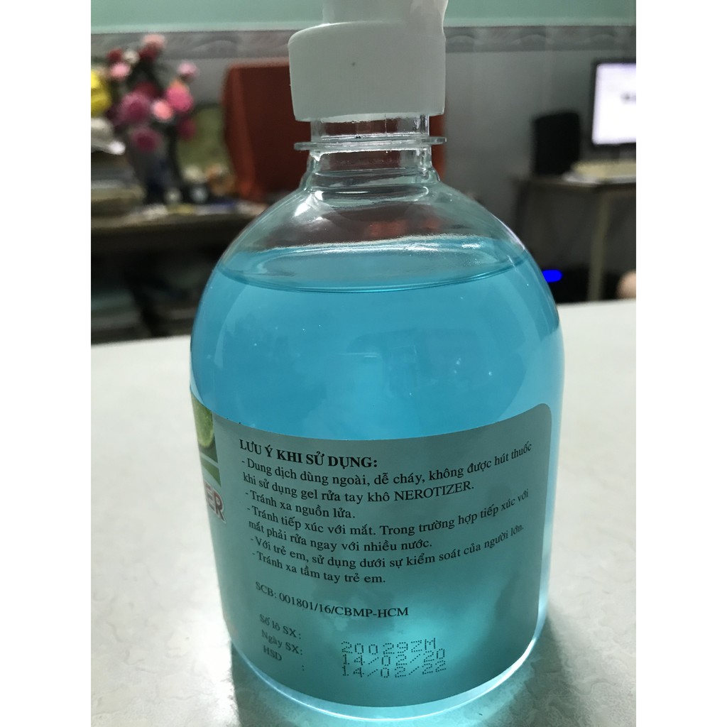 Nước rửa tay khô  dạng gel NEROTIZER _ Pharma Bằng lăng | BigBuy360 - bigbuy360.vn