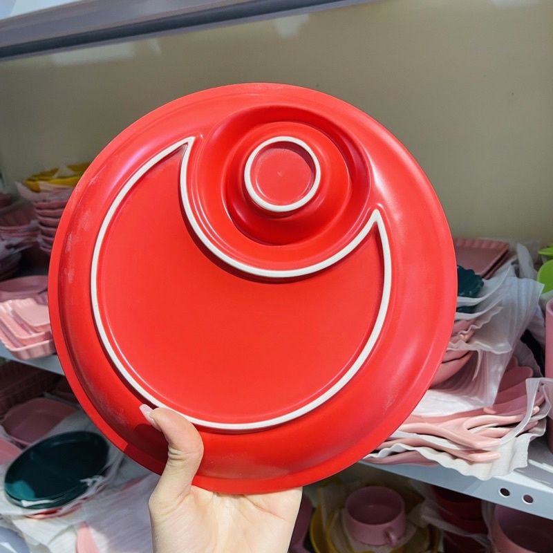 Đĩa sứ kèm chấm sứ decor trang trí đồ ăn siêu đẹp