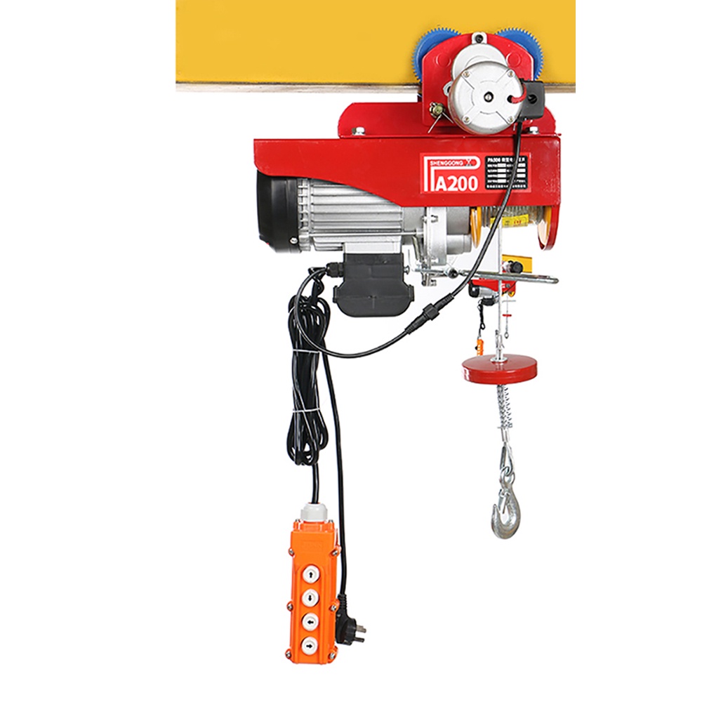 Bộ Tời Điện Kèm Rùa ABG PA200 Nâng Hạ Vật Nặng Dễ Dàng Trong Nhà Xưởng Công Nghiệp