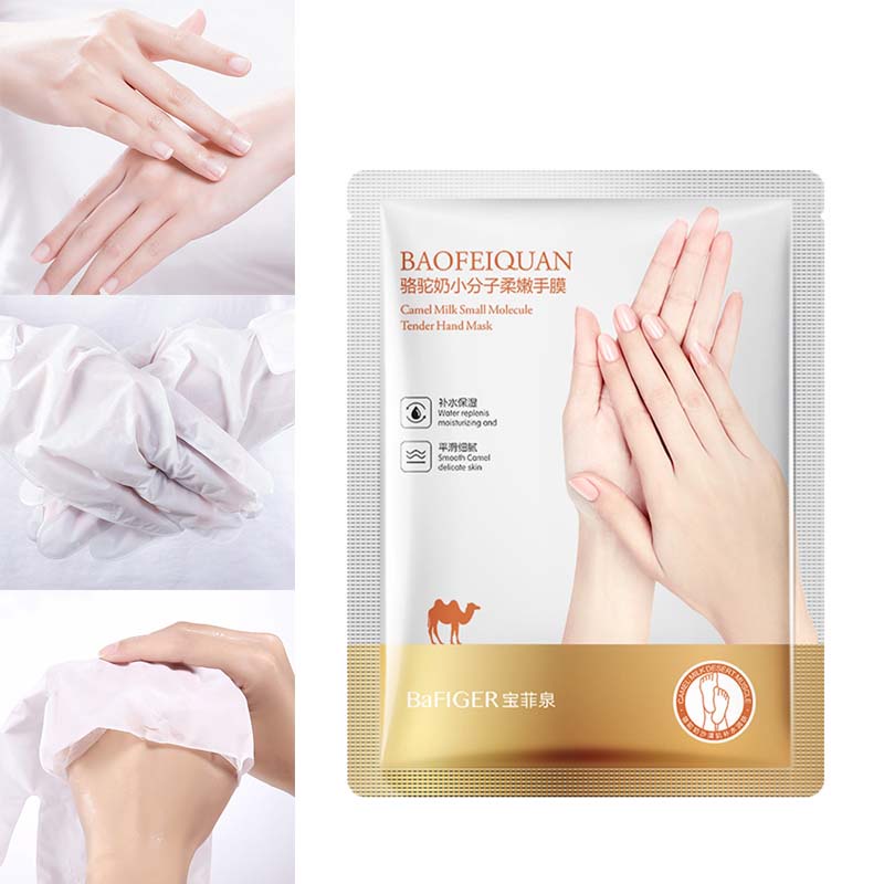 Mặt Nạ Sữa Lạc Đà Dưỡng Ẩm Làm Mềm Da Tay Chân