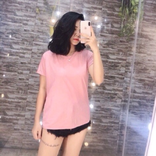 Áo phông cổ tròn nữ