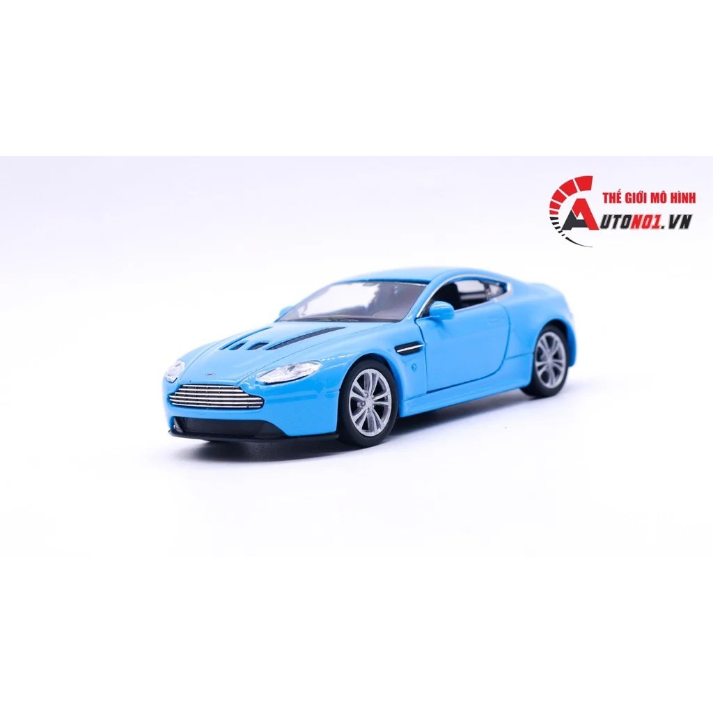 MÔ HÌNH XE ASTON MARTIN V12 VANTAGE BABY BLUE 1:36 WELLY 7510