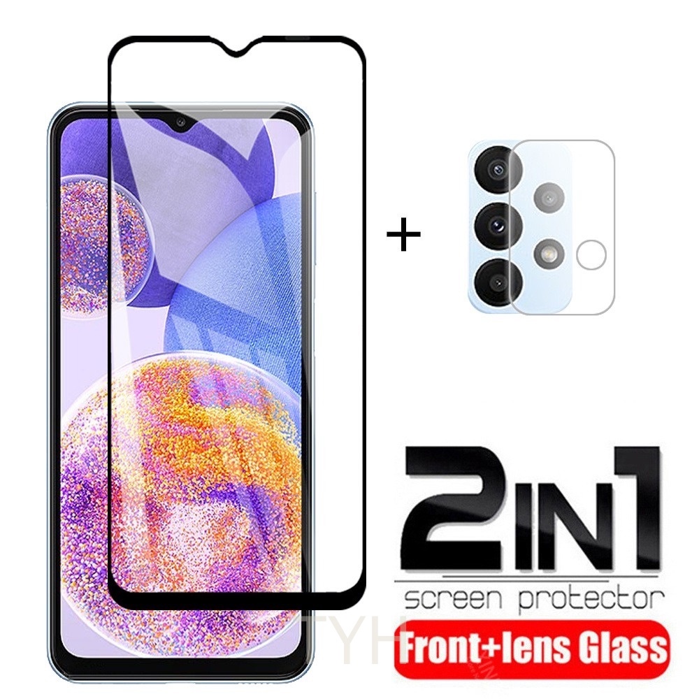 Miếng Dán Cường Lực 2 Trong 1 Bảo Vệ Camera Samsung A53 A23 A33 A32 A52S A52 A12 M12 A13 4G 5G SamsungA53 SamsungA13