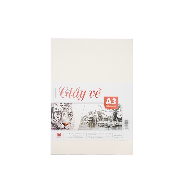 Giấy vẽ A3 Hồng Hà 20 tờ 4944