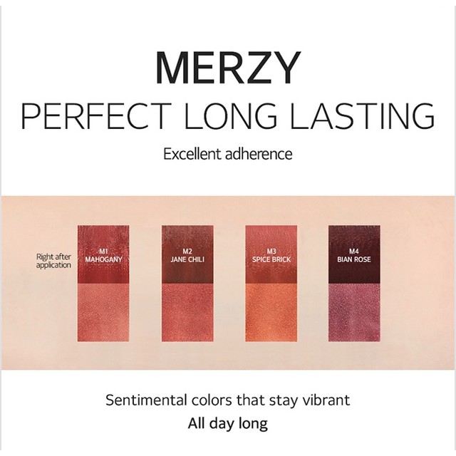 Son Tint Merzy Thiết Kế Độc Đáo Chất Lượng Cao
