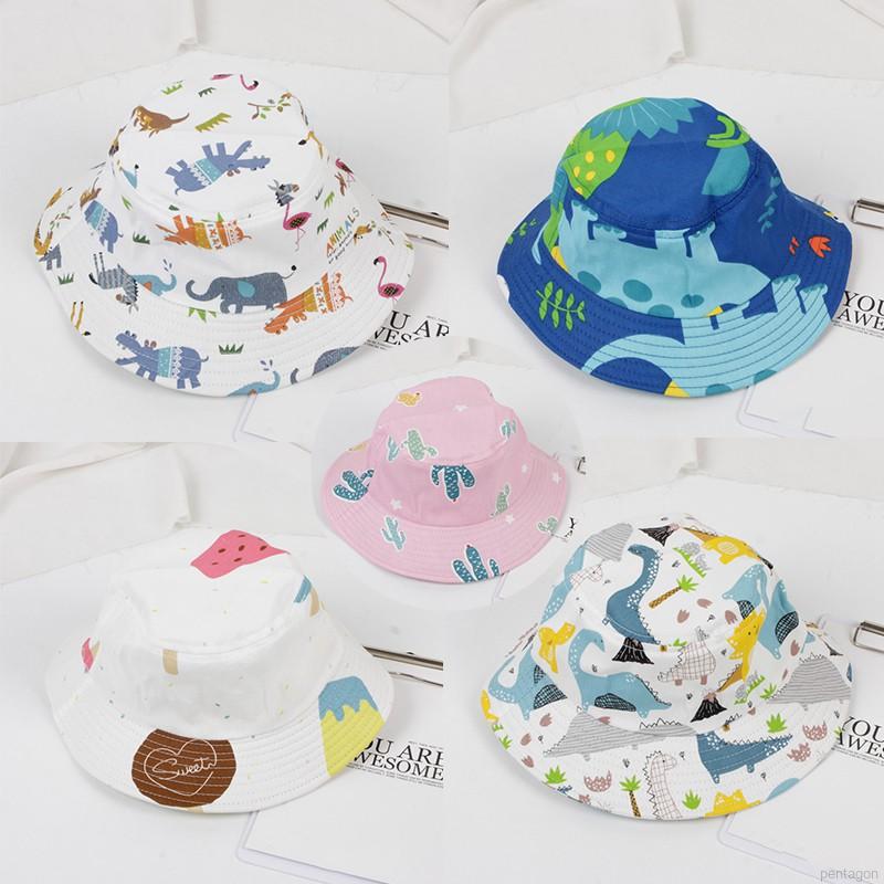 Nón Bucket Hoạ Tiết Cây Xương Rồng Đáng Yêu Cho Bé